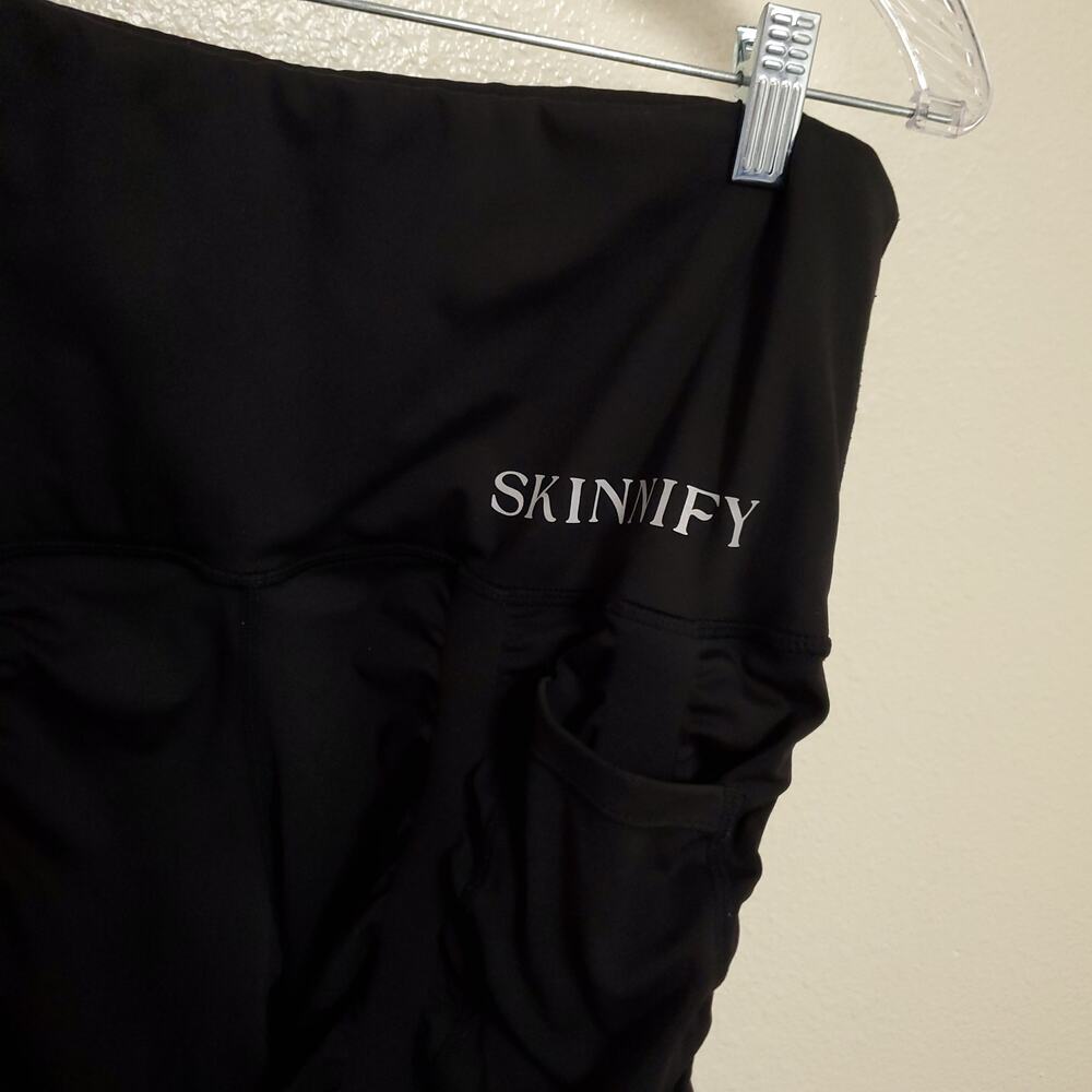 SKINNIFY 4 Bands 2x Resistance Band Black Leggings Sz XL - Picture 10 of 13